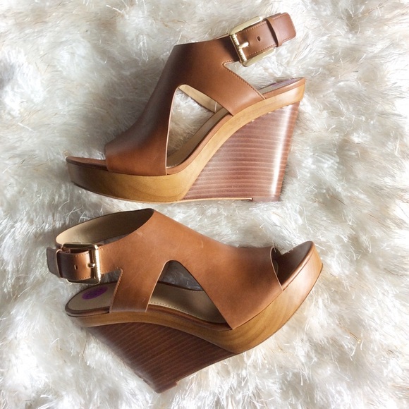 MICHAEL Michael Kors Shoes - 🆕⭐️Michael Kors Josephine Leather Wedge Platform